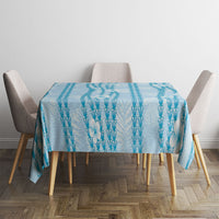 Hawaii Queen Liliuokalani Tablecloth Blue Lei Pua Kalaunu LT05 - Polynesian Pride