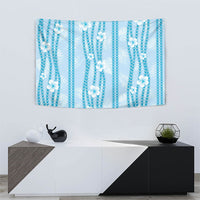 Hawaii Queen Liliuokalani Tapestry Blue Lei Pua Kalaunu LT05 - Polynesian Pride