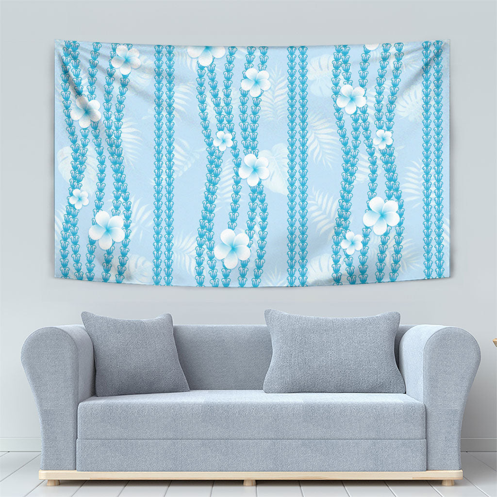 Hawaii Queen Liliuokalani Tapestry Blue Lei Pua Kalaunu LT05 - Polynesian Pride