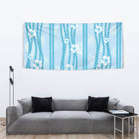 Hawaii Queen Liliuokalani Tapestry Blue Lei Pua Kalaunu LT05 - Polynesian Pride