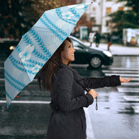 Hawaii Queen Liliuokalani Umbrella Blue Lei Pua Kalaunu LT05 - Polynesian Pride