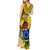 Cook Islands Aitutaki Tank Maxi Dress Coat Of Arms Plumeria Polynesian Turtle LT05 - Polynesian Pride