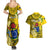 Personalized Cook Islands Aitutaki Couples Matching Summer Maxi Dress and Hawaiian Shirt Coat Of Arms Plumeria Polynesian Turtle LT05 - Polynesian Pride