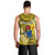 Personalized Cook Islands Aitutaki Men Tank Top Coat Of Arms Plumeria Polynesian Turtle LT05 - Polynesian Pride