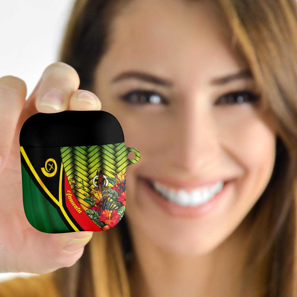 Vanuatu Constitution Day AirPods Case Long Live Vanuatu LT05 Colorful - Polynesian Pride