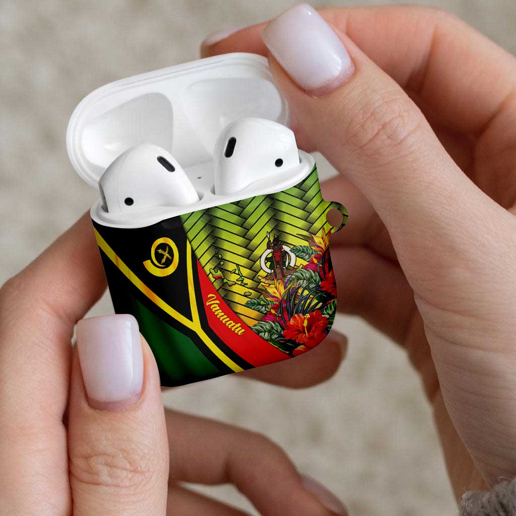 Vanuatu Constitution Day AirPods Case Long Live Vanuatu LT05 - Polynesian Pride