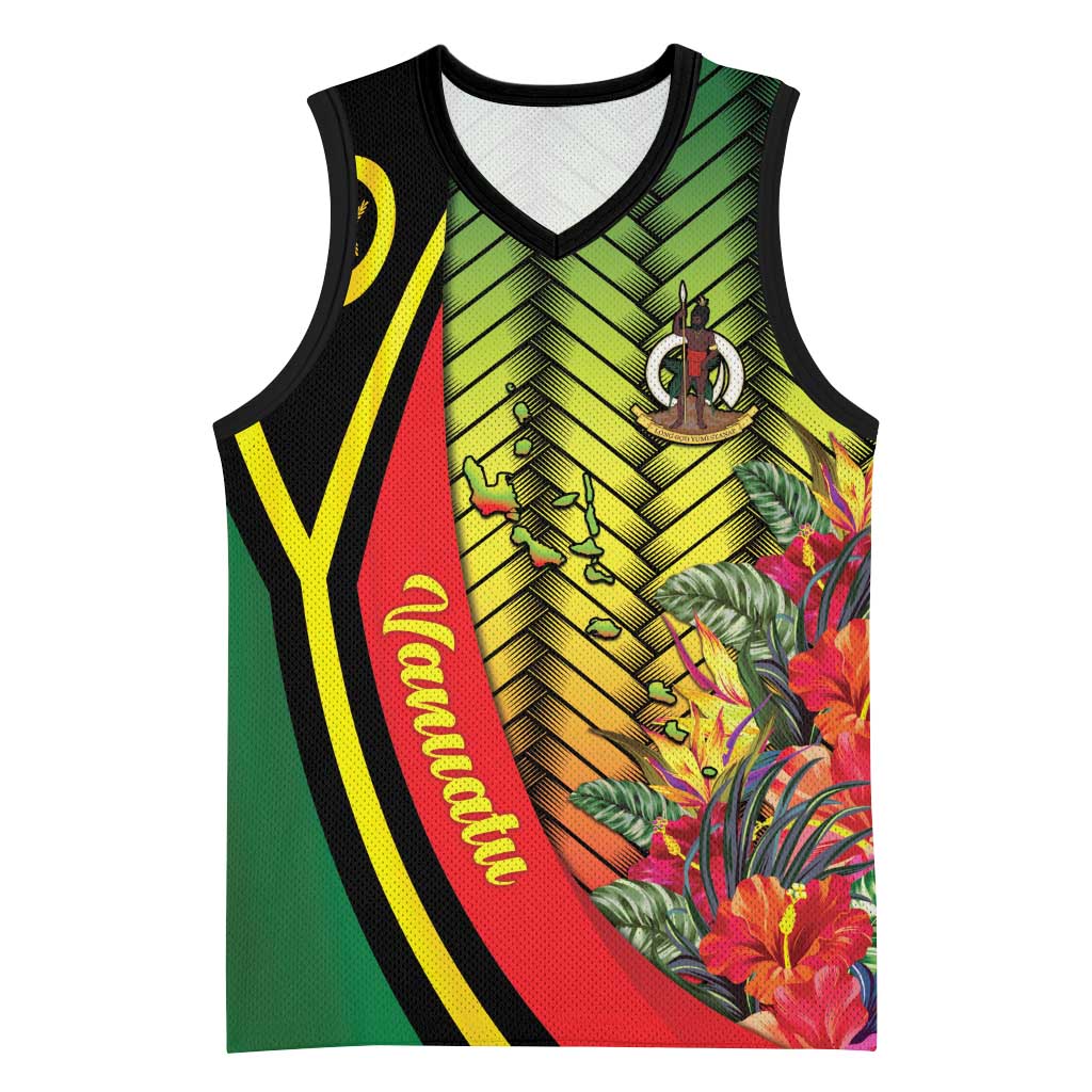 Vanuatu Constitution Day Basketball Jersey Long Live Vanuatu LT05 Unisex Colorful - Polynesian Pride