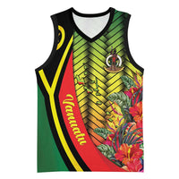 Vanuatu Constitution Day Basketball Jersey Long Live Vanuatu LT05 Unisex Colorful - Polynesian Pride
