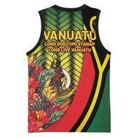 Vanuatu Constitution Day Basketball Jersey Long Live Vanuatu LT05 - Polynesian Pride