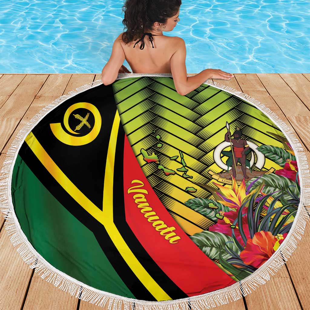 Vanuatu Constitution Day Beach Blanket Long Live Vanuatu LT05 - Polynesian Pride