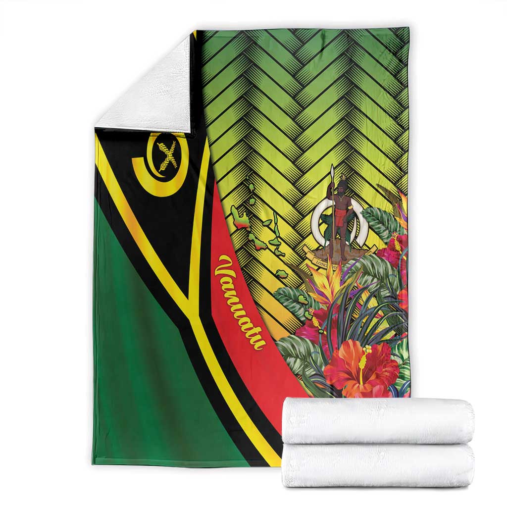 Vanuatu Constitution Day Blanket Long Live Vanuatu - Polynesian Pride