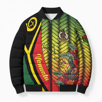 Vanuatu Constitution Day Bomber Puffer Jacket Long Live Vanuatu LT05 Unisex Colorful - Polynesian Pride