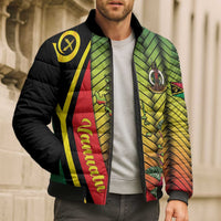 Vanuatu Constitution Day Bomber Puffer Jacket Long Live Vanuatu LT05 - Polynesian Pride