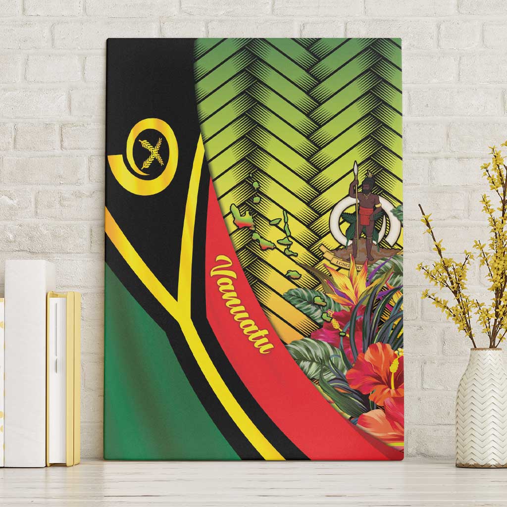 Vanuatu Constitution Day Canvas Wall Art Long Live Vanuatu LT05 Without Frame Colorful - Polynesian Pride