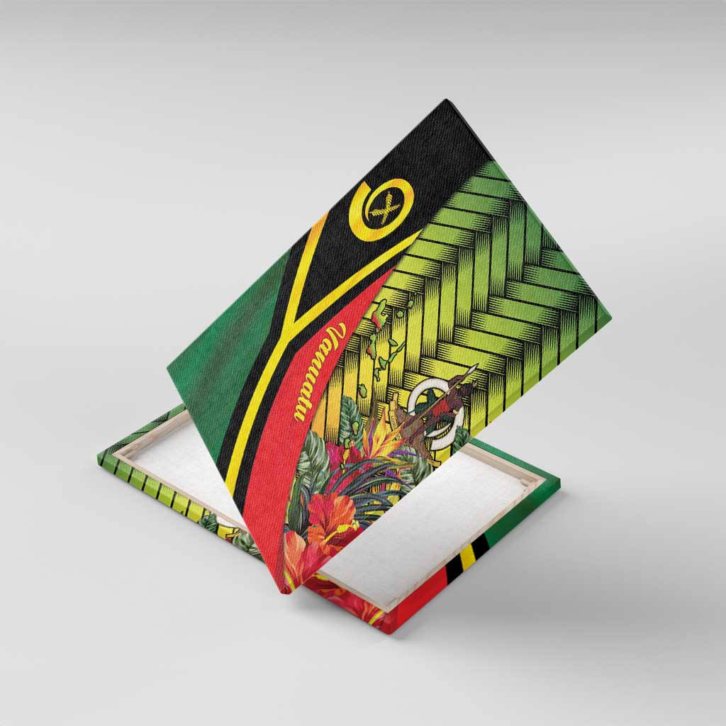 Vanuatu Constitution Day Canvas Wall Art Long Live Vanuatu LT05 With Frame Colorful - Polynesian Pride