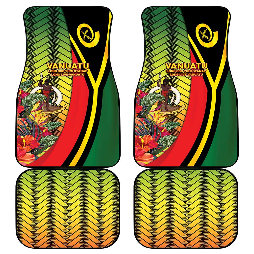 Vanuatu Constitution Day Car Mats Long Live Vanuatu LT05 - Polynesian Pride