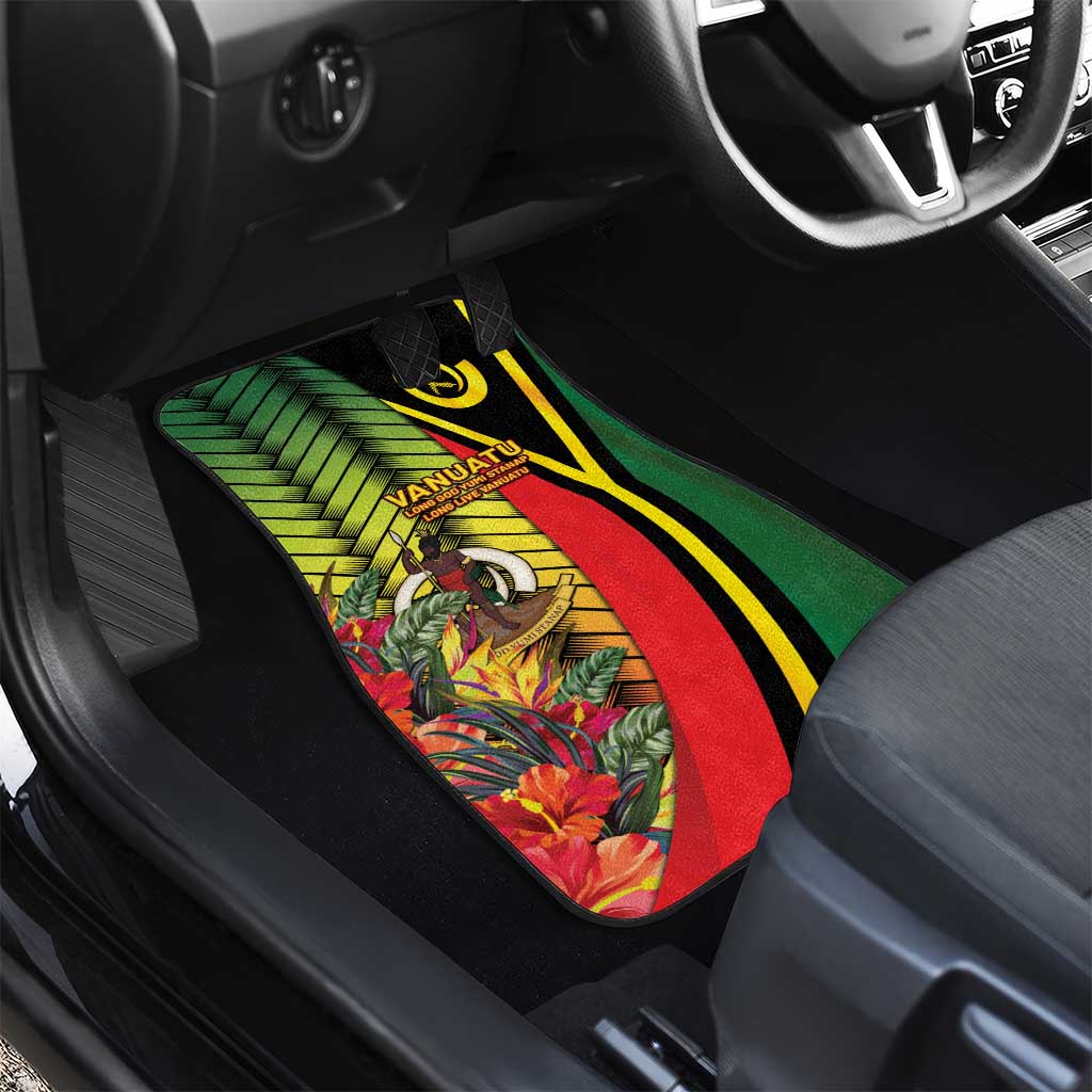 Vanuatu Constitution Day Car Mats Long Live Vanuatu LT05 - Polynesian Pride