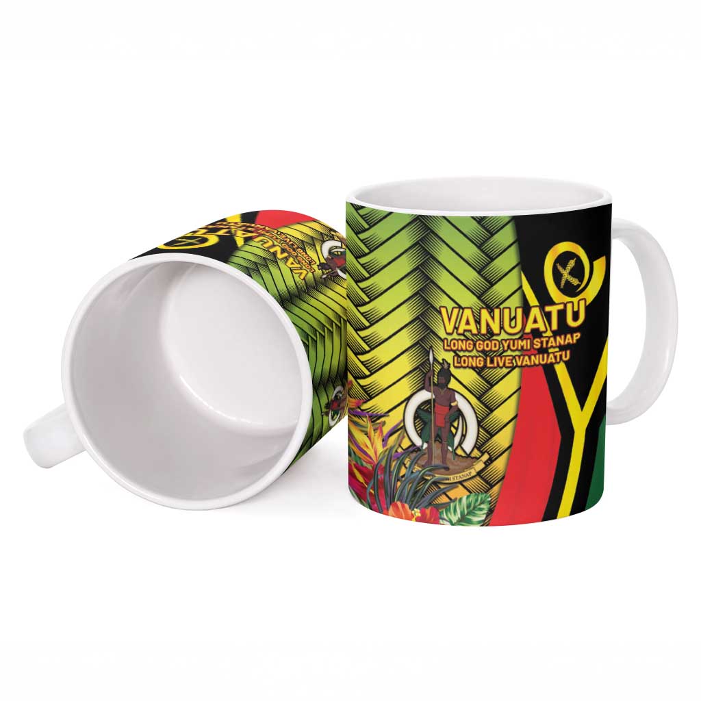 Vanuatu Constitution Day Ceramic Mug Long Live Vanuatu LT05 - Polynesian Pride