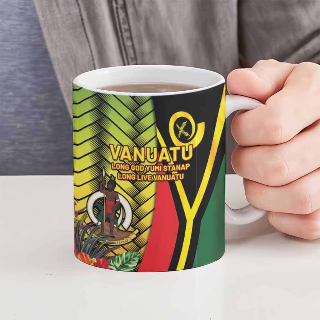 Vanuatu Constitution Day Ceramic Mug Long Live Vanuatu LT05 - Polynesian Pride