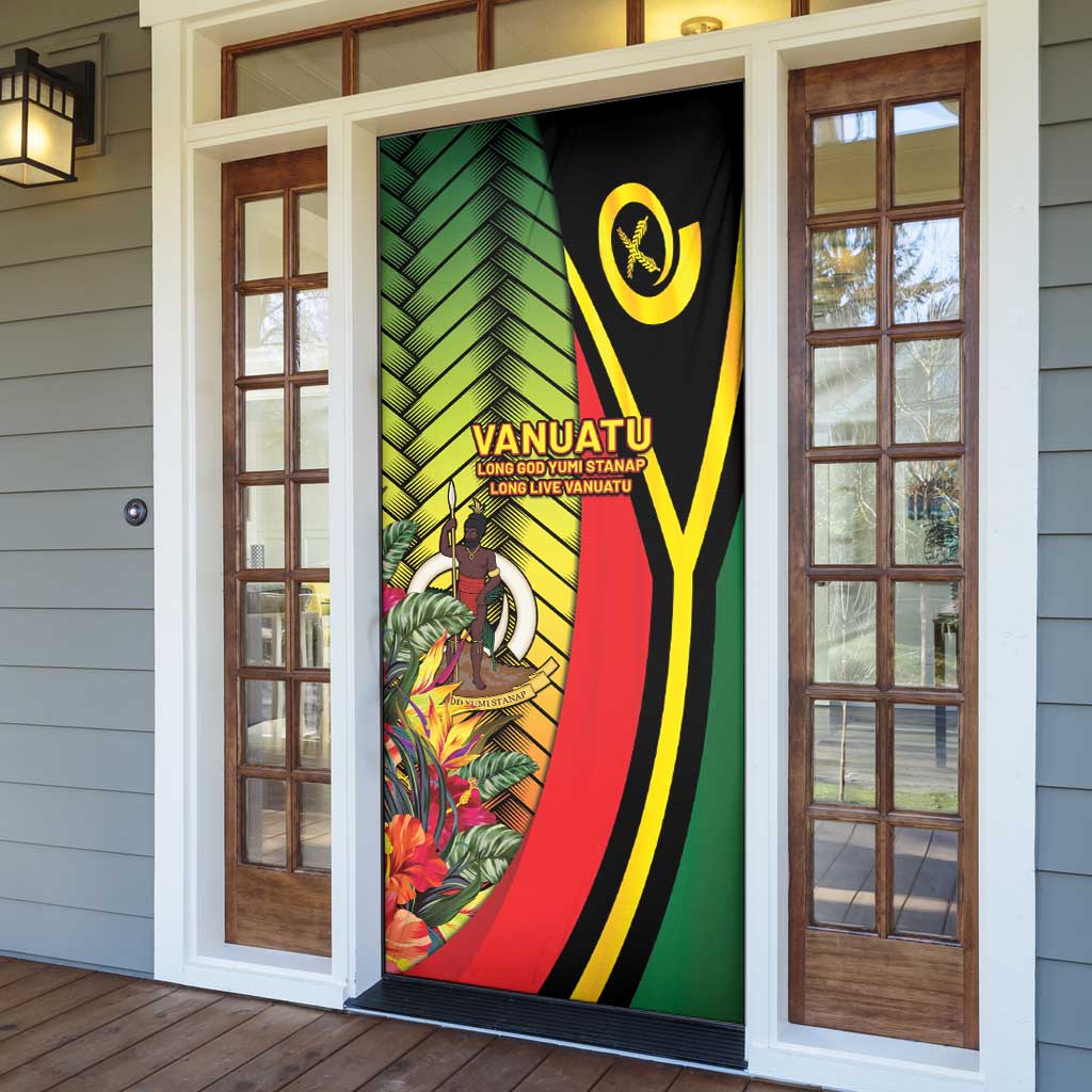 Vanuatu Constitution Day Door Cover Long Live Vanuatu LT05 - Polynesian Pride