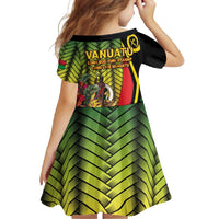 Vanuatu Constitution Day Family Matching Long Sleeve Bodycon Dress and Hawaiian Shirt Long Live Vanuatu - Polynesian Pride