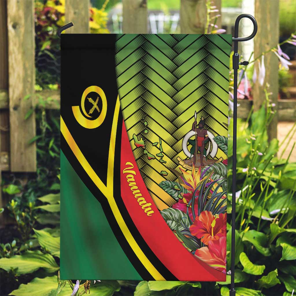 Vanuatu Constitution Day Garden Flag Long Live Vanuatu LT05 Garden Flag Colorful - Polynesian Pride