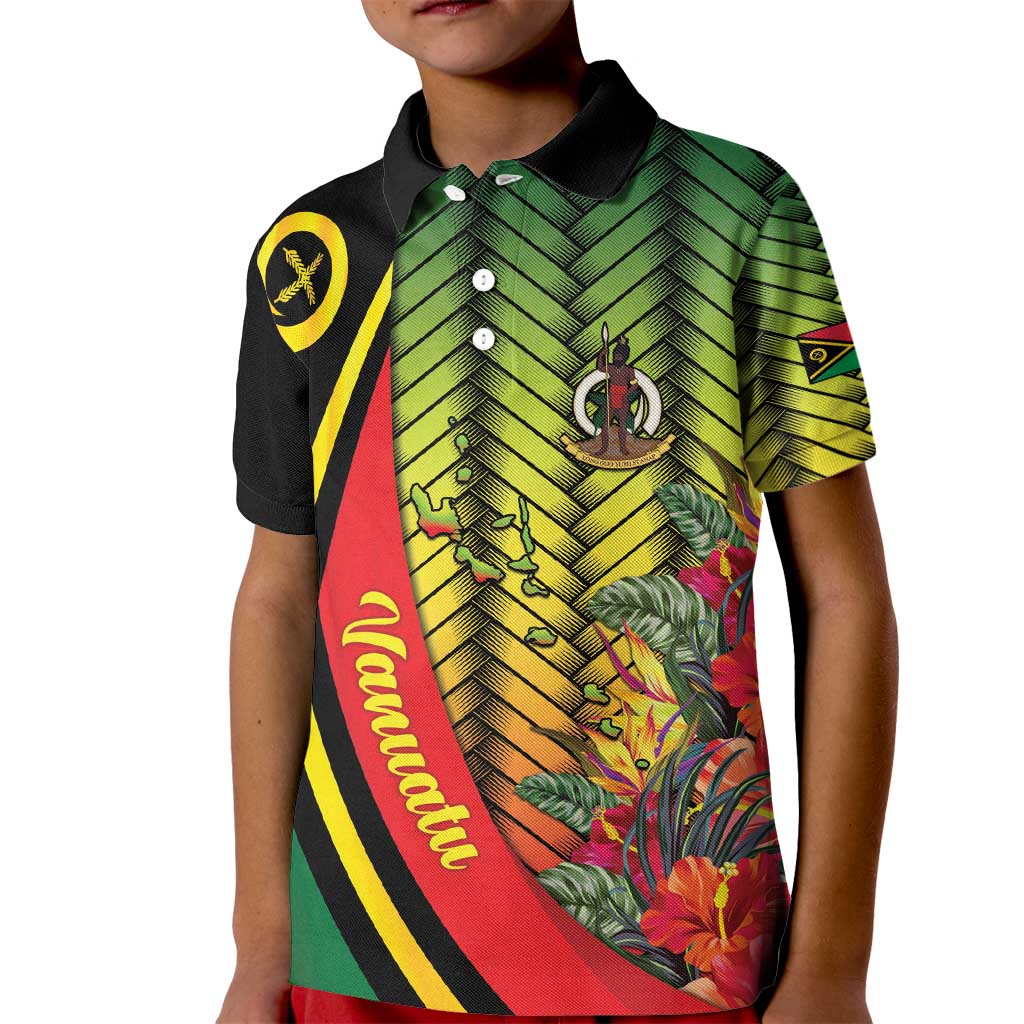 Vanuatu Constitution Day Kid Polo Shirt Long Live Vanuatu - Polynesian Pride