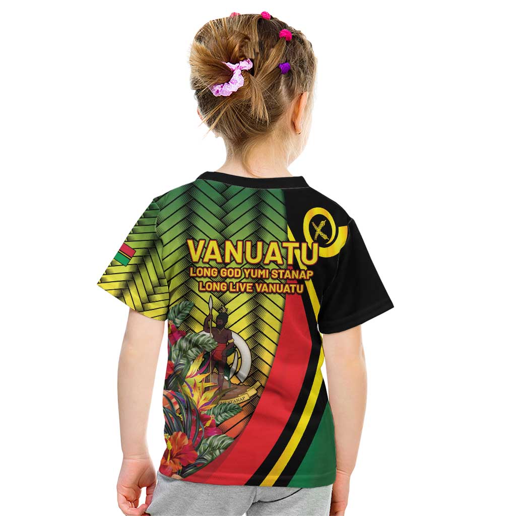 Vanuatu Constitution Day Kid T Shirt Long Live Vanuatu - Polynesian Pride