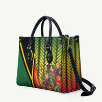 Vanuatu Constitution Day Leather Bag Long Live Vanuatu - Polynesian Pride