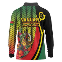 Vanuatu Constitution Day Long Sleeve Polo Shirt Long Live Vanuatu - Polynesian Pride
