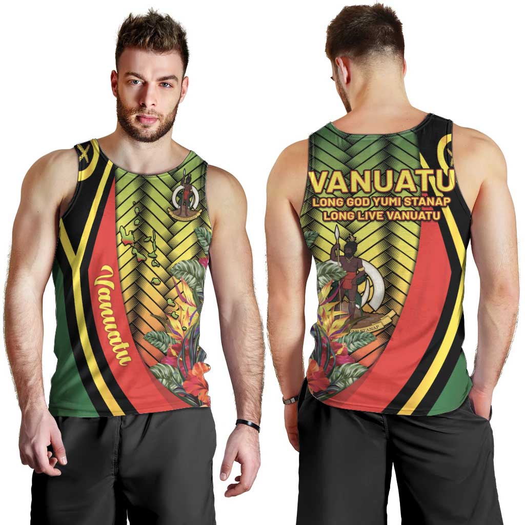 Vanuatu Constitution Day Men Tank Top Long Live Vanuatu LT05 - Polynesian Pride