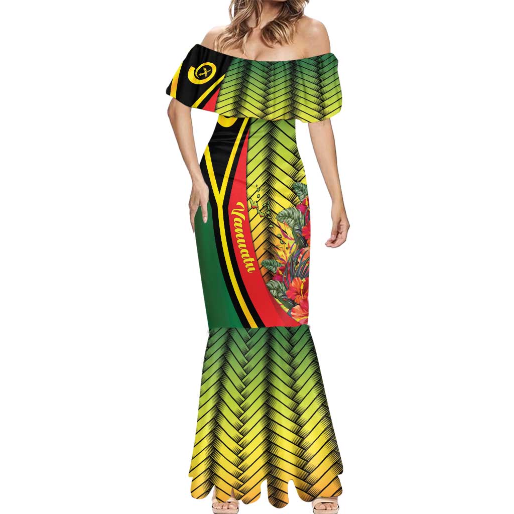 Vanuatu Constitution Day Mermaid Dress Long Live Vanuatu - Polynesian Pride
