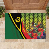 Vanuatu Constitution Day Rubber Doormat Long Live Vanuatu LT05 Colorful - Polynesian Pride