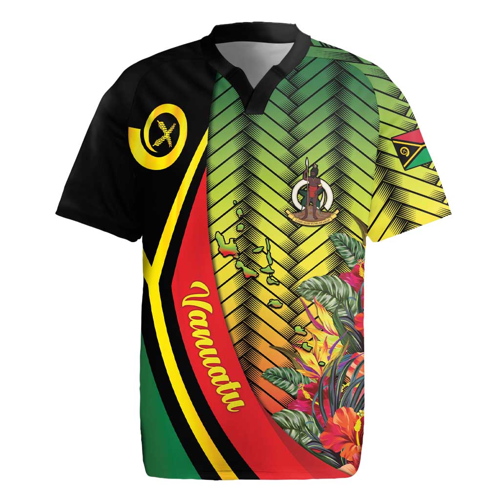 Vanuatu Constitution Day Rugby Jersey Long Live Vanuatu LT05 Colorful - Polynesian Pride