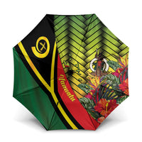 Vanuatu Constitution Day Umbrella Long Live Vanuatu LT05 One Size Folded 11.42 inch Opened Diameter 37.4 inch Colorful - Polynesian Pride