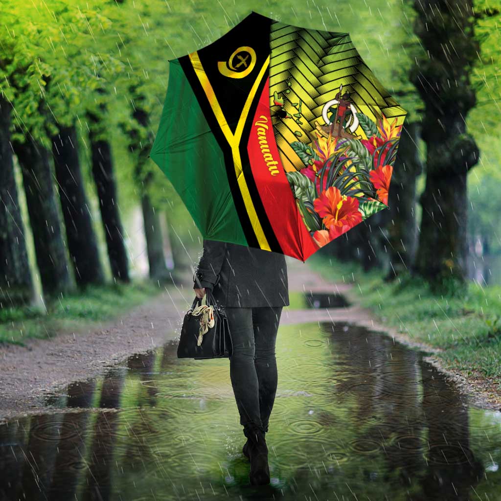 Vanuatu Constitution Day Umbrella Long Live Vanuatu LT05 - Polynesian Pride