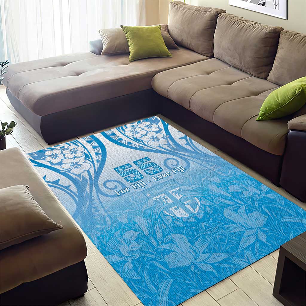 Fiji Day Area Rug 55th Anniversary Forever Fiji - Polynesian Pride