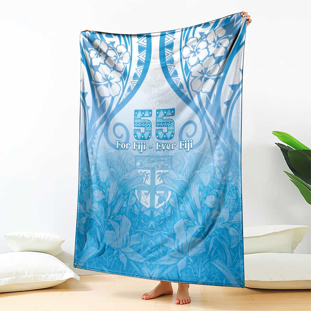 Fiji Day Blanket 55th Anniversary Forever Fiji - Polynesian Pride