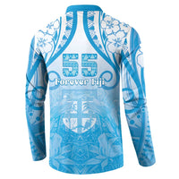Fiji Day Button Sweatshirt 55th Anniversary Forever Fiji - Polynesian Pride