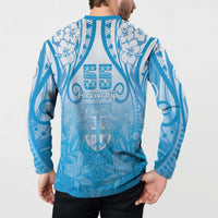 Fiji Day Button Sweatshirt 55th Anniversary Forever Fiji - Polynesian Pride