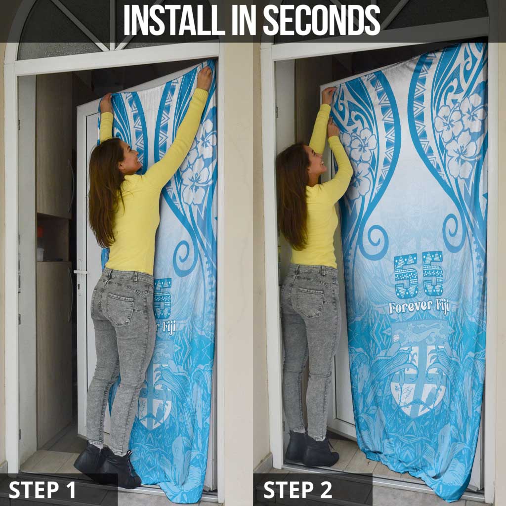 Fiji Day Door Cover 55th Anniversary Forever Fiji - Polynesian Pride