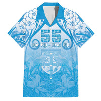 Fiji Day Family Matching Long Sleeve Bodycon Dress and Hawaiian Shirt 55th Anniversary Forever Fiji - Polynesian Pride
