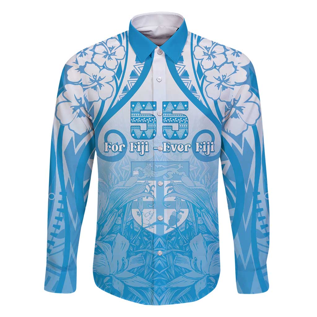 Fiji Day Family Matching Tank Maxi Dress and Hawaiian Shirt 55th Anniversary Forever Fiji - Polynesian Pride