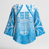 Fiji Day Kimono Sleeve Blouse 55th Anniversary Forever Fiji - Polynesian Pride