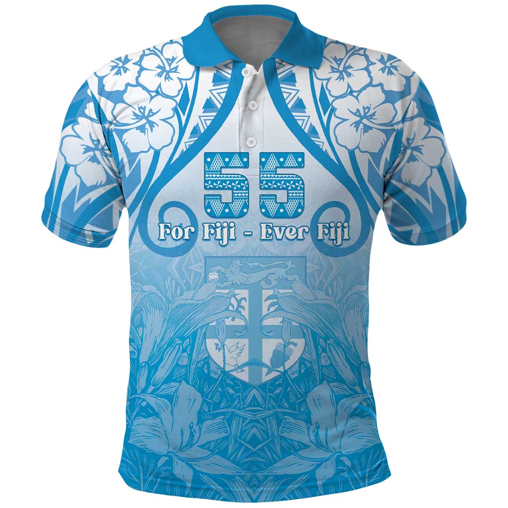 Fiji Day Polo Shirt 55th Anniversary Forever Fiji - Polynesian Pride