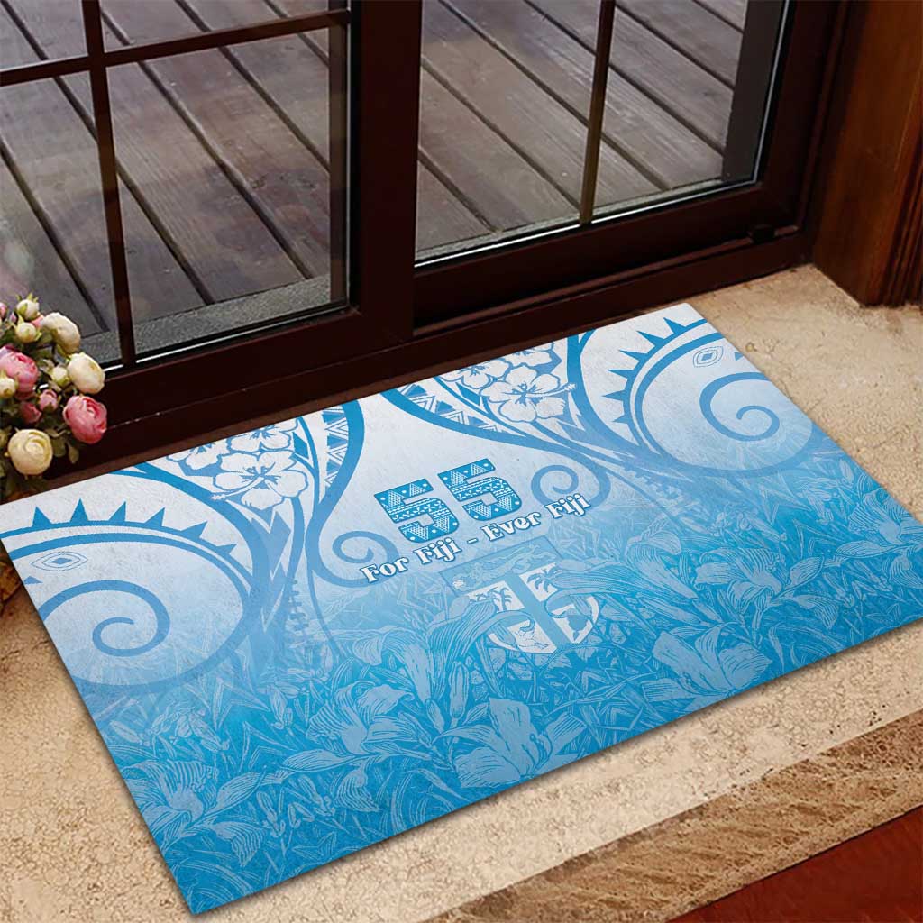 Fiji Day Rubber Doormat 55th Anniversary Forever Fiji LT05 - Polynesian Pride