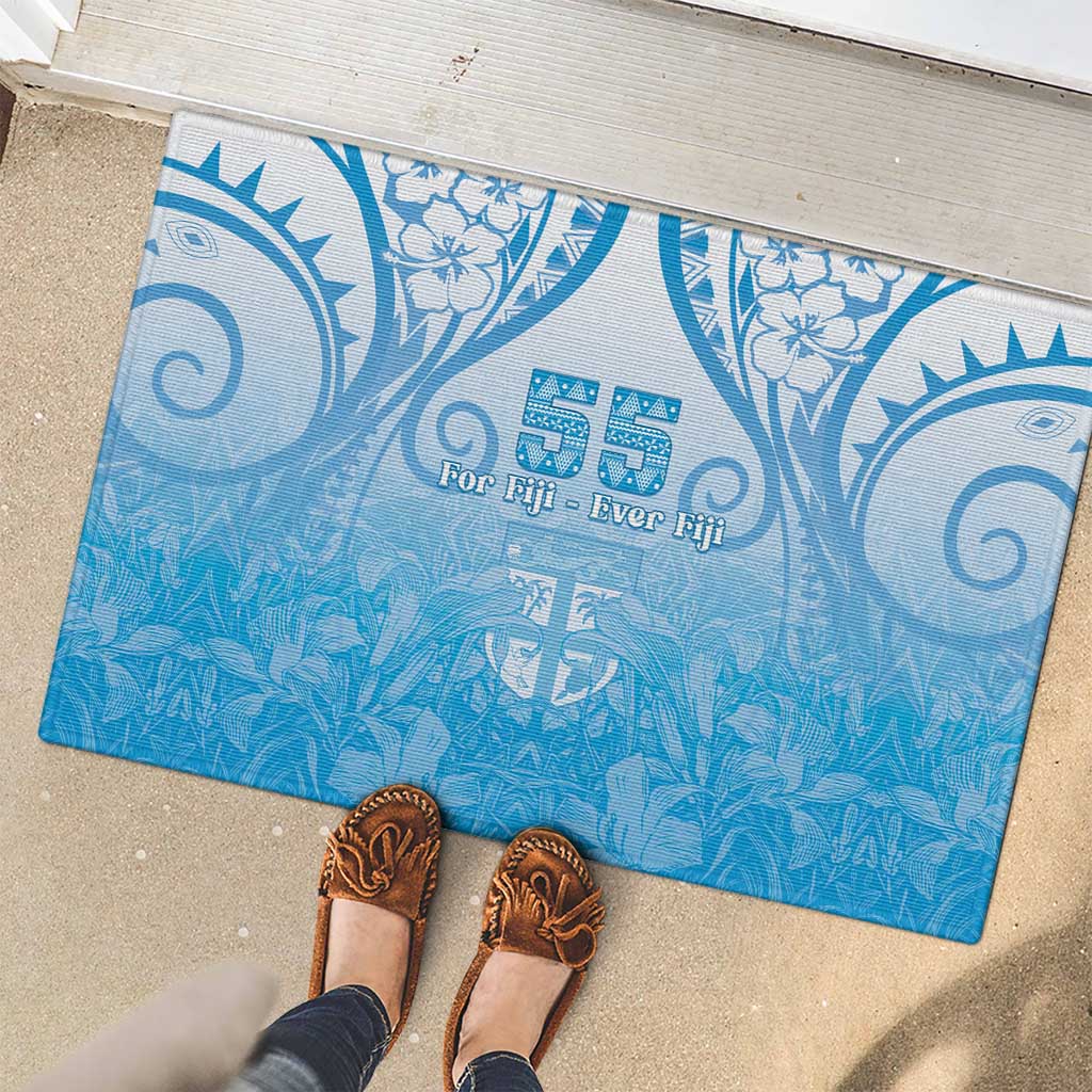 Fiji Day Rubber Doormat 55th Anniversary Forever Fiji LT05 - Polynesian Pride