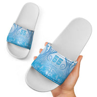 Fiji Day Slide Sandals 55th Anniversary Forever Fiji - Polynesian Pride