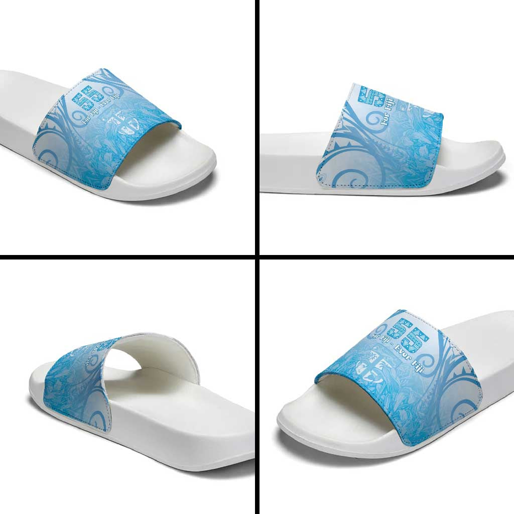 Fiji Day Slide Sandals 55th Anniversary Forever Fiji - Polynesian Pride