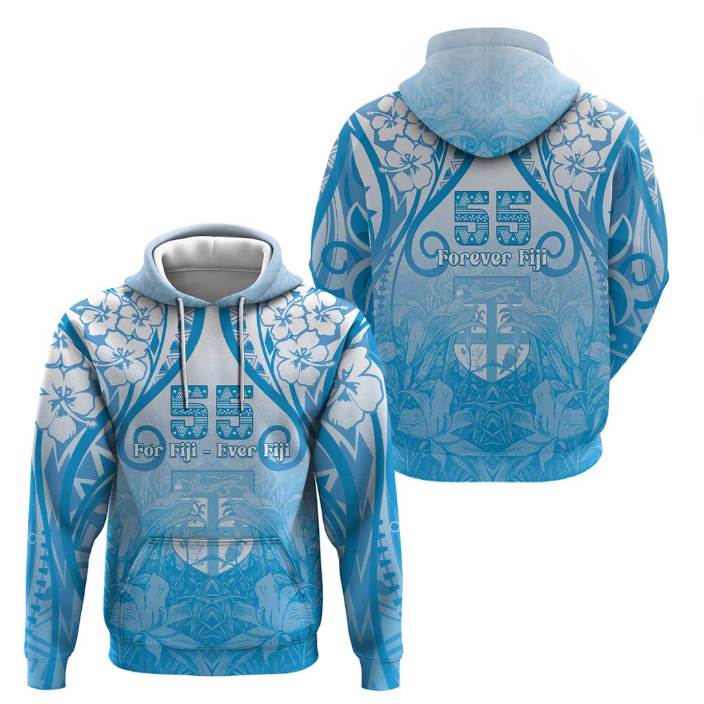 Fiji Day Zip Hoodie 55th Anniversary Forever Fiji - Polynesian Pride